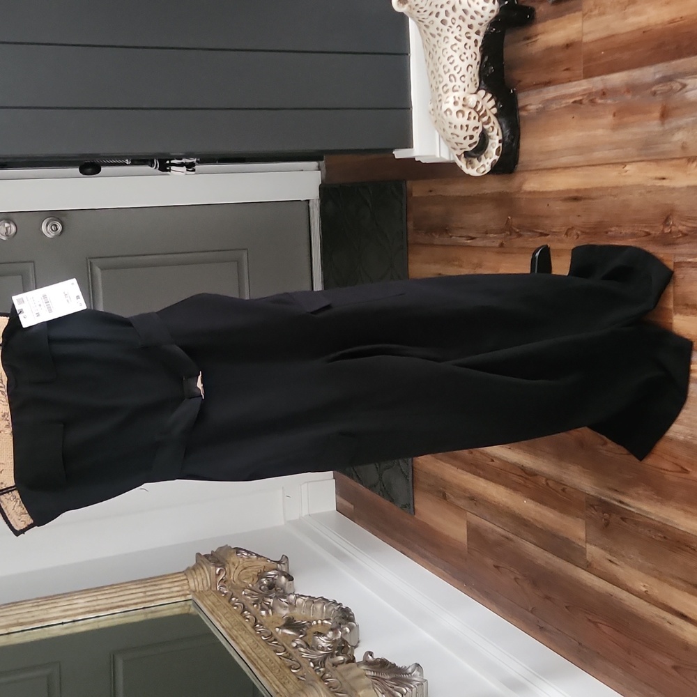 Zara Strapless Belted Cargo Jumpsuit NWT. Blogger's' FAVE - Picture 5 of 8